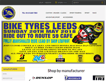 Tablet Screenshot of biketyresleeds.com